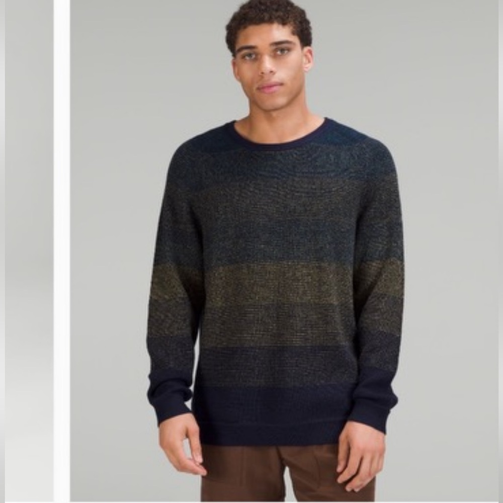 Lululemon textured knit crewneck sweater